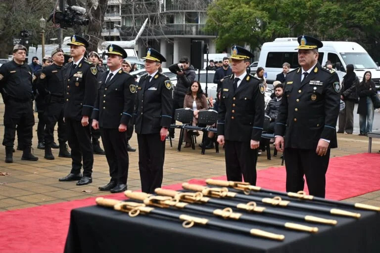 Jorge Macri, en el reconocimiento a polic&iacute;as: &ldquo;Tomamos la decisi&oacute;n de recuperar el orden en la Ciudad