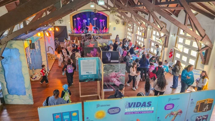 Finaliz&oacute; la muestra &ldquo;Vidas submarinas: ciencia, arte y soberan&iacute;a&rdquo; en la Rep&uacute;blica de los Ni&ntilde;os