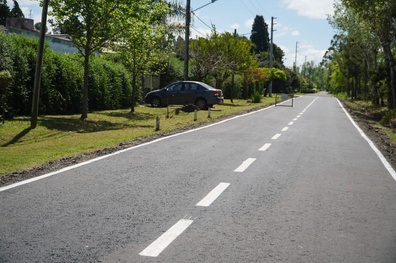 NOTICIAS PILAR:achavaal recorrio los nuevos asfaltos de Parque Irizar