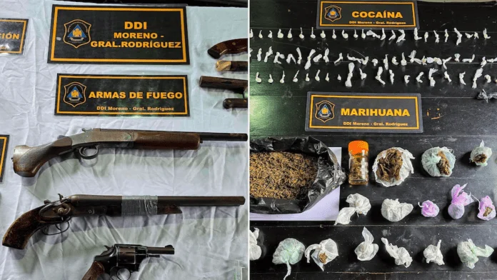 Siete detenidos tras una serie de allanamientos por narcotr&aacute;fico en General Rodr&iacute;guez
