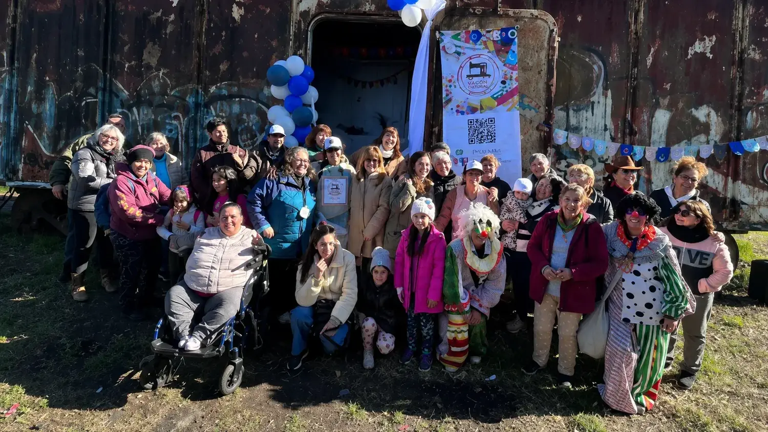 Costureras Solidarias de Pilar inauguraron un vag&oacute;n para acopiar donaciones
