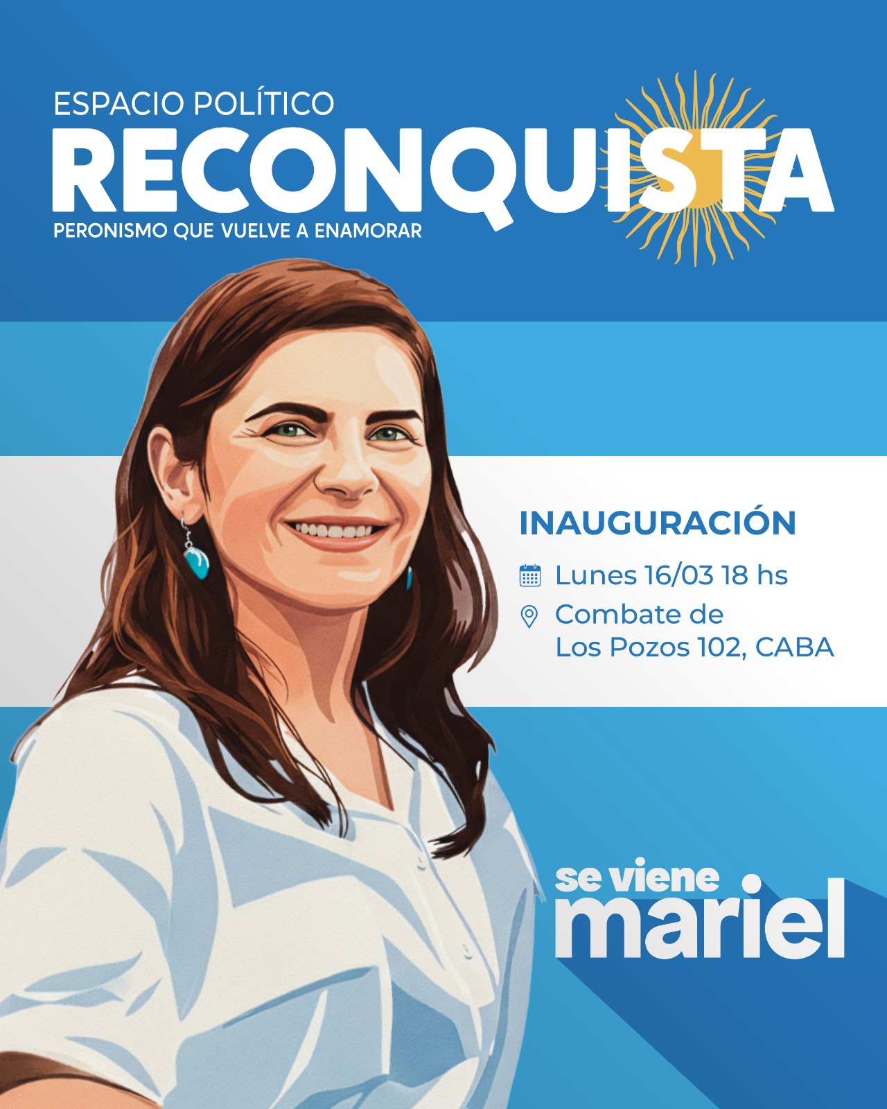 NOTICIAS MORENO: MARIEL FERNANDEZ INAUGURA SEDE DEL ESPACIO POLITICO "RECONQUISTA"EN CABA