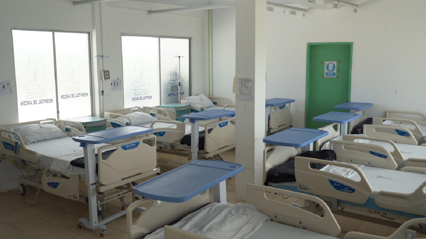 El Hospital B&aacute;sico Anc&oacute;n del IESS renueva sus camas de hospitalizaci&oacute;n tras la renovaci&oacute;n impulsada por el presidente Daniel Noboa