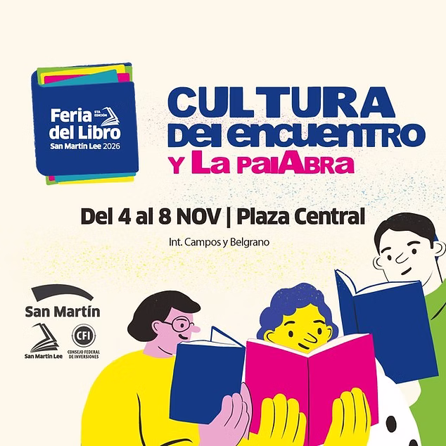 Feria del Libro en Plaza Central de San Mart&iacute;n