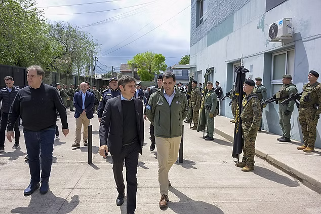 Kicillof y Ram&uacute;n Lan&uacute;s ratificaron compromiso en materia de seguridad