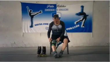 Guido tiene 58 a&ntilde;os y volvi&oacute; a competir en pat&iacute;n art&iacute;stico: "No voy a dejar de hacer lo que me gusta por el qu&eacute; dir&aacute;n"