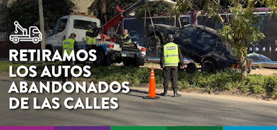 Vicente L&oacute;pezCalles sin autos abandonados Calles sin autos abandonados