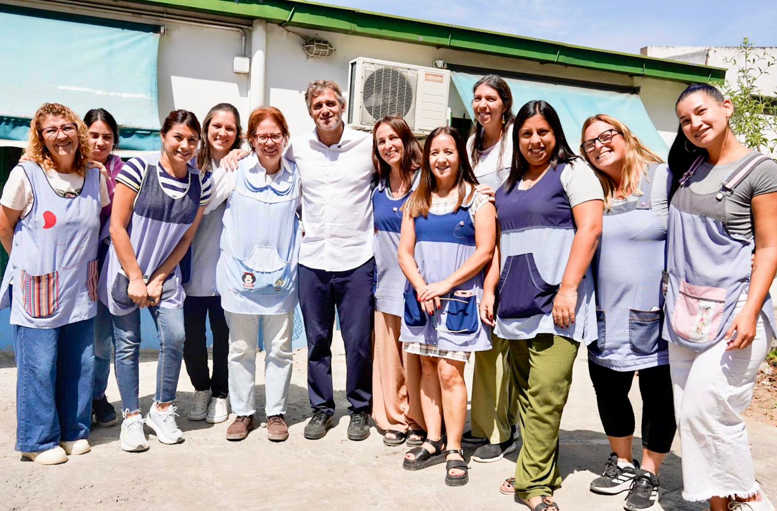 NOTICIAS PILAR: ACHAVAL RECORRIO LAS OBRAS DE PUESTA EN VALOR DEL JARDIN N&deg;901